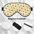 thumbnail image 4 of Naloa Sea Turtle And Whale Print Sleep Mask for Sleeper, Light Blocking Sleeping Eye Mask for Women Men, Eye Shade with Adjustable Strap for Travel, Nap,Meditation, 4 of 7