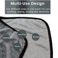 thumbnail image 5 of 1Pc Microfiber Car Drying Towel Extra Large Super Absorbent Cleaning Cloth Auto Detailing - Premium Microfiber Material With Different Length Fibers & Mesh Side For Scratch-Free, 5 of 6