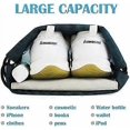 thumbnail image 3 of Drawstring Backpack with Wet Pocket Sport Gym String Bag Sackpack Water Resistant Nylon for Women Men Children, 3 of 4