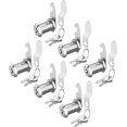 thumbnail image 1 of ORUYROP 6 Pack File Cabinet Lock, 1-1/8" Cam Lock Keyed Alike, RV Locks for File Cabinet Secure Drawer Tool Box Mailbox Lock Replacement Locks, Zinc Alloy, 1 of 7