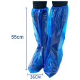 thumbnail image 2 of 200 fundas desechables impermeables para zapatos, fundas protectoras largas para zapatos para limpiar alfombras, 2 of 5