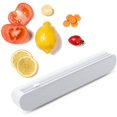 thumbnail image 1 of Cling Film Cutter,Film Cutter,Food Wrapping Dispenser, Suitable For Cutting Volumes Of Plastic, Cling Film And Food Foil In The Kitchen (White), 1 of 4