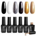 thumbnail image 1 of Set de esmaltes de uñas en gel Beetles Champagne Toast, 6 colores, 7,5 ml, 1 of 7