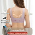 thumbnail image 5 of Bras For Women,Womens Bras,Large Size Front Buckle Seamless Underwear No Steel Ring Bra, 5 of 6