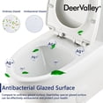 DeerValley Ally DV1F026 HighEfficiency Dual Flush Elongated Standard