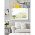 thumbnail image 2 of Curtain Valance for Windows,Abstract Watercolor Color Blocks Kitchen Valances Rod Pocket Short Curtains,Modern Oil Painting Art Window Treatment Panel for Bedroom Bathroom 54x18in, 2 of 9