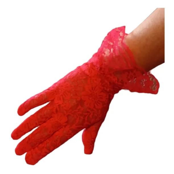 Guantes Encaje Primera Comunión Dama Fiesta Elegante Disfraz