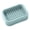 Blue, variant on Soap Dish, Small Plastic Bathroom Soap Holder,Mint Green, Pink, Blue - Portable Soap Case for Shower, Bathroom or Kitchen