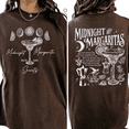 thumbnail image 6 of Double-Sided Midnight Margaritas Shirt, Witchy Halloween Movie Tee, Vintage Cocktail Graphic T-Shirt, Spooky Season Party Gift, 6 of 8