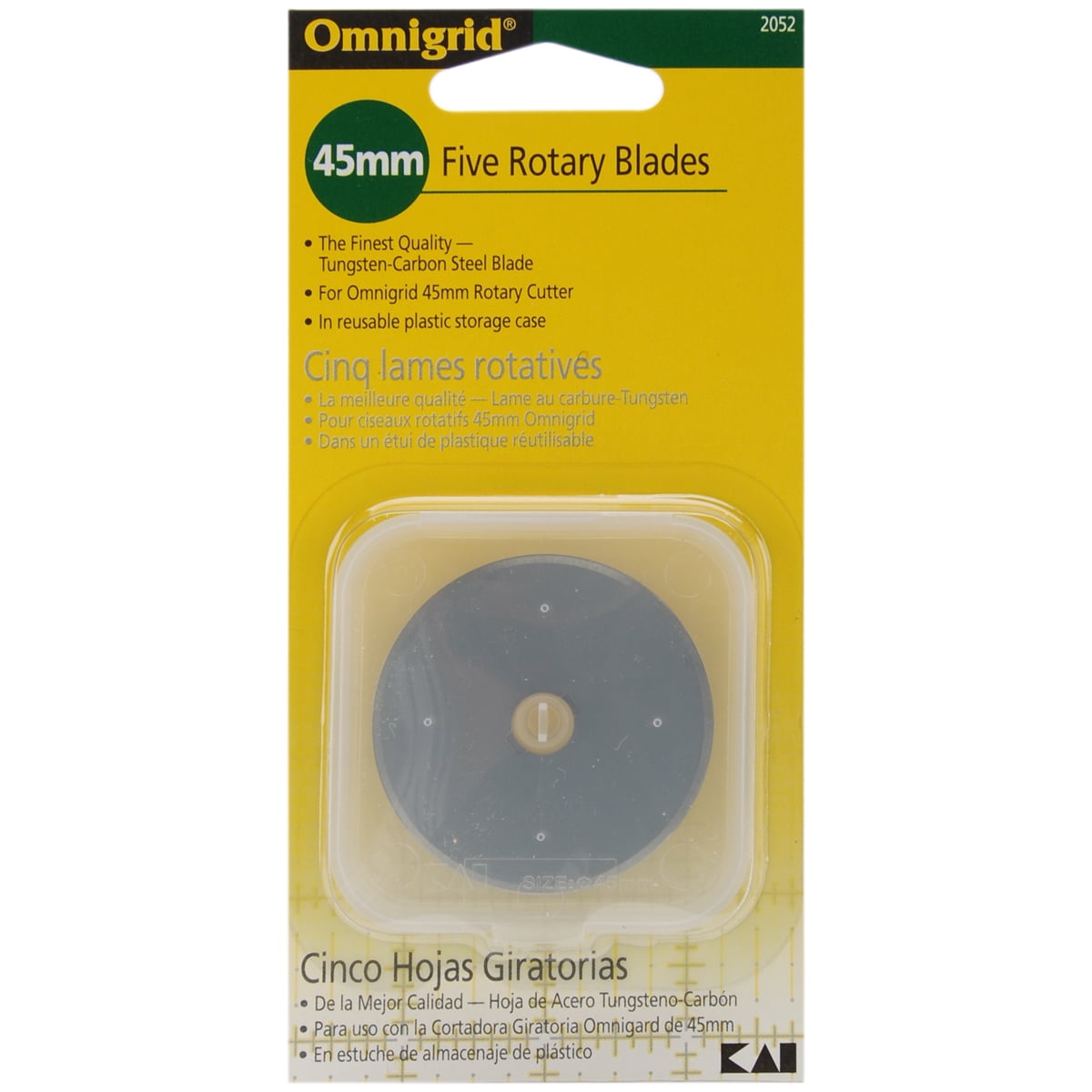 Omnigrid 45mm Replacement Rotary Blade, 5 Blades