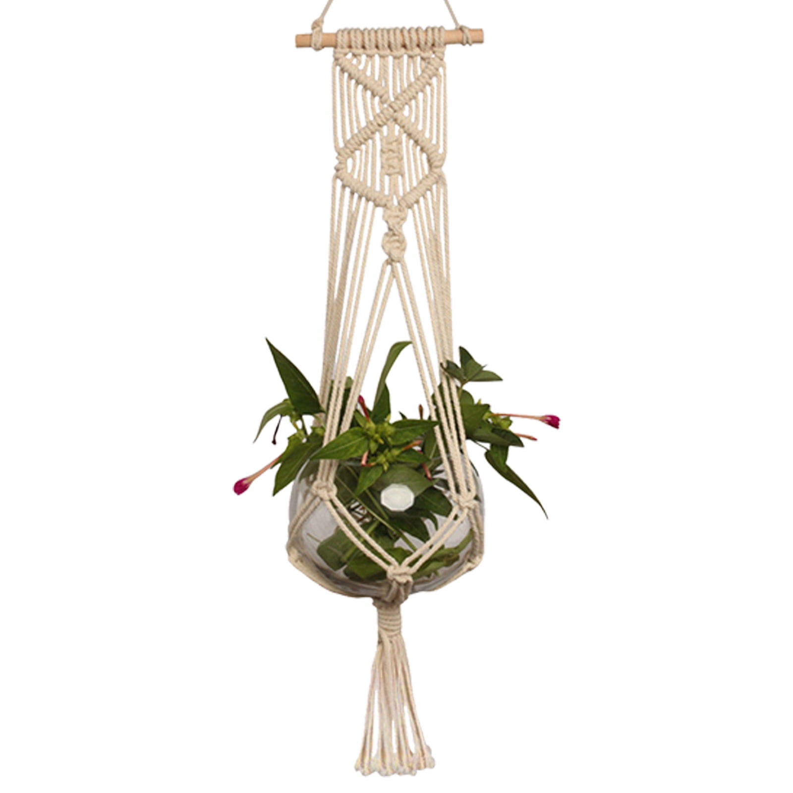 Pot holder macrame plant hanger hanging planter basket jute braided rope craA*ca