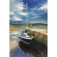 thumbnail image 2 of Strube, Ling 13x18 Gold Ornate Wood Framed with Double Matting Museum Art Print Titled - Boat in Scotland, 2 of 4