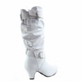 thumbnail image 2 of Maggie-39 Women's Round Toe High Heel Zipper Mid-Calf Causal Dress Boots Shoes, 2 of 2