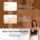 thumbnail image 5 of Women's Low Back Bras - Seamless Deep U Plunge Backless Halter Convertible Multiway Open Back Low Cut Bra, 5 of 5