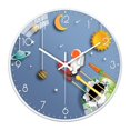 thumbnail image 1 of Reloj de pared Reloj De Pared Sin Tictac Adorno Silencioso Espacio En El Hogar Reloj Decorativo, 1 of 9