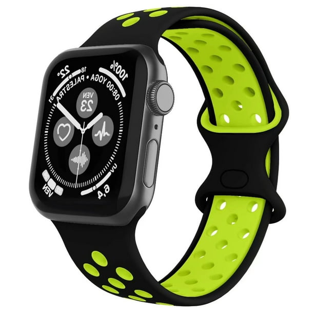 Alabama Conflicto Playa Adepoy Compatible for Apple Watch Band 38mm 40mm 42mm 44mm, Breathable Soft  Silicone Wristbands Adjustable Bands for Apple iWatch Series 7, 6, 5, 4, 3,  2, 1, SE, Nike+, Edition" - Walmart.com