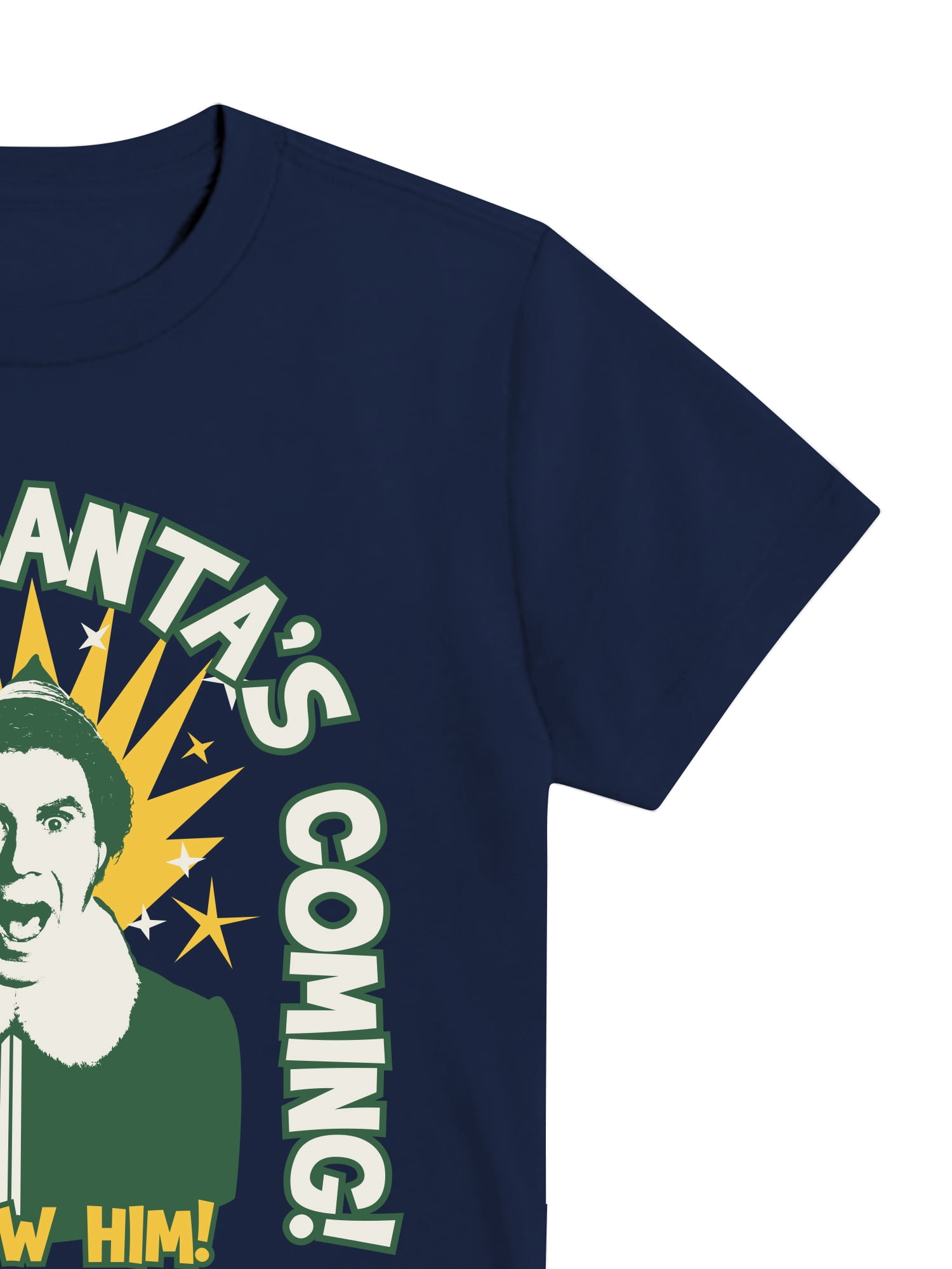 Elf Santa's Friend, Boys Graphic Crew Neck Short Sleeve T-Shirt, Sizes XS-3X (Little Boys & Big Boys)