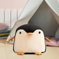 thumbnail image 6 of Cute Animal Footstools Pouffe Footstool cartoon Nordic Low Stool with Padded Seat Footrest Stool for Office Living Room Entryway Kids Gift black, 6 of 9