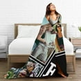 thumbnail image 3 of Custom Throw Blanket, with Photos and Text, Picture Collage Blanket, Personalised Gift, for Dad, Mum, Kids, Dog, Friend or on Anniversary, 3 Photos, 50"×60", 3 of 6