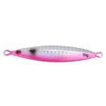thumbnail image 4 of Cebos artificiales de pesca con forma de pez, señuelos realistas de metal, accesorio de pesca rosa, 30g/1,1 oz, 4 of 10