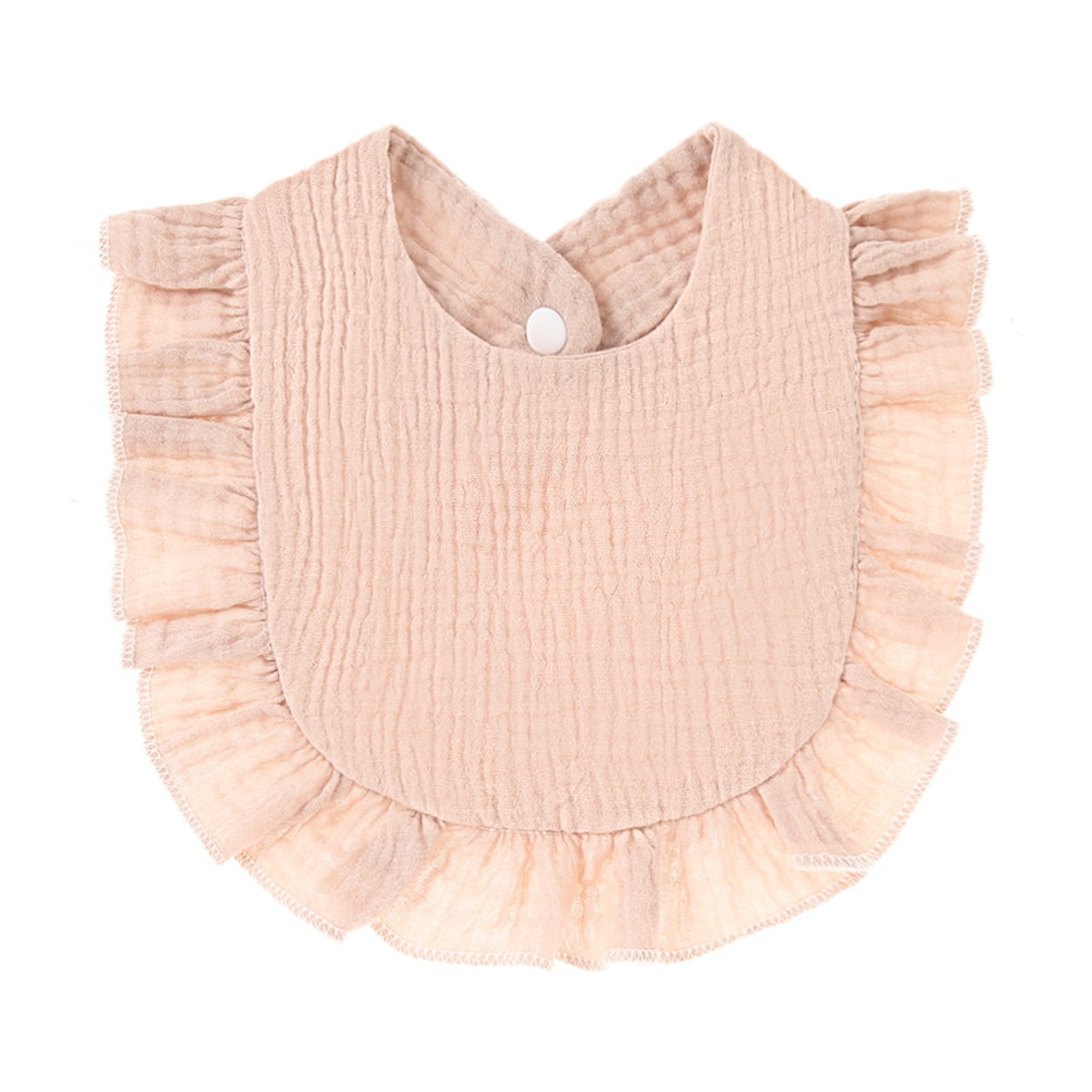 Muslin Baby Bibs Drool Teething Bibs Lapshoulder Drool Cloths Bibs 4