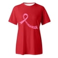 thumbnail image 3 of Womens tshirts printed short sleeve crew neck casual blouse trendy flowy clothing ladies basic tshirts comfortable daily wear tops, 3 of 3
