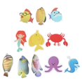 thumbnail image 4 of 11 piezas de Pegatinas antideslizantes PENGJTMXG para El baño PVC estilo océano pez, 4 of 4