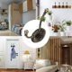 thumbnail image 2 of 6 piezas Perchero de pared vintage NQ Gancho de metal para sombrero Bronce, 2 of 4