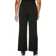 thumbnail image 2 of Rafaella Women's Plus-Size Curvy-Fit Gabardine Bootcut Pant, Black, 20W, 2 of 2