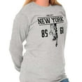 thumbnail image 4 of New York City NYC Statue of Liberty Long Sleeve TShirt Men Women Brisco Brands L, 4 of 6