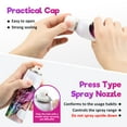 thumbnail image 4 of Temporary Hair Color Spray For Kids Women Men, Blue 1-Day Hair Color Dye Spray, Fast Dyeing Washable Hair Dye for Cosplay Party DIY Christmas Halloween (Blue, 3.4Oz), 4 of 10