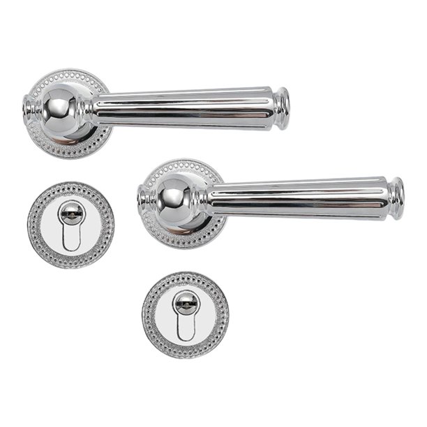2 manijas de puerta, palanca de puerta, herraje práctico, cerradura de puerta de entrada sin llave moderna, de lujo para dormitorio, apartamento, Estilo B