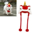 thumbnail image 4 of Sombrero De león para mascota Bling Bling Estilo Chino Lindo Artesanía Excepcional, 4 of 10