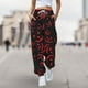 thumbnail image 1 of WILLBEST Pantalones Casuales para Mujer | Pantalones Deportivos Estampados de Cintura Alta para Otoño E Invierno | Pantalones Deportivos Deportivos y Holgados para Halloween Extra Grande, 1 of 4