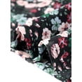 thumbnail image 5 of Blusa Campesina Allegra K Cuello Cuadrado Encaje Floral Vintage Mujer Negro Talla S, 5 of 5