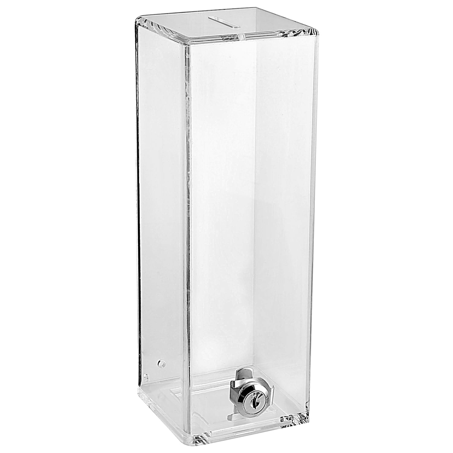 A Square Acrylic Coin Box-Large Size 