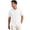 White, variant on Uwinwear Mens Button Down Shirts Casual Lightweight Short Sleeve Solid Color Shirt Textured Linen Summer Beach Tops with Pocket,Brown,M