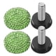 thumbnail image 3 of Tuercas y tornillos para matrículas de vehículos Tapón de rosca de diamantes de imitación para automóviles Sujetadores especiales Tornillos antirrobo (verde claro), 3 of 5