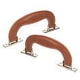 thumbnail image 5 of HOMEMAXS 2pcs Heavy-duty Zinc Alloy Luggage Handle with Plastic Bracket Adjustable Travel Trunks Pull Handle Suitcases Replacement Handle for Vintage Luggage Toolboxes, 5 of 8