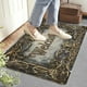 thumbnail image 5 of Felpudo de diatomita | Felpudo antideslizante y absorbente de agua | Felpudo vintage de silicona para baño | Alfombra antideslizante de secado rápido para entrada, cocina y balcón, 5 of 5