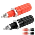 thumbnail image 3 of 10Pairs Banane Bouchon 4mm Résistance à la Corrosion Isolation Performance Enfichable M3 Liaison Poste, 3 of 14