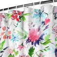 thumbnail image 4 of Waterproof Pioneer Shower Curtain 36x72 Inch Polyester Unique Colorful Floral Shower Curtain for Bathroom Hotel Home Decor with 7 Plastic Hooks, 4 of 5