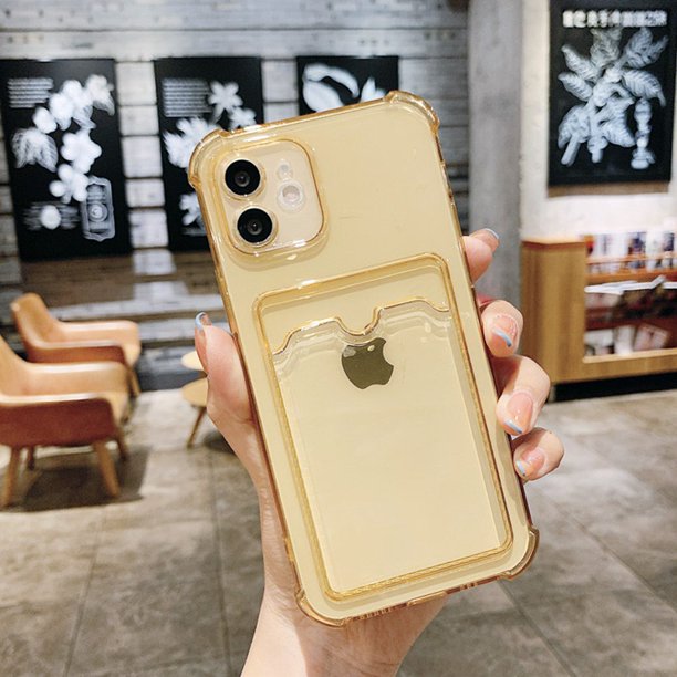 Titular De La Tarjeta Cartera Del Teléfono Caso Para iPhone 13 12 Pro 11Pro Max XR XS 8 7Plus Suave TPU Cubierta Trasera Gao Jiahui unisex