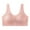 Womens Bras Pink, variant on Womens Everyday Bras, Daisy Bras for Women, Front Snap Closure Padded Bra for Older Senior Women, No Underwire Comfortable Bra M-3XL
