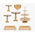 thumbnail image 1 of Juego De Soportes Xtellar De Metal Para Pasteles Y Postres, 7 Pzs., 1 of 4