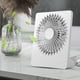 thumbnail image 4 of Ventilador de escritorio pequeño y portátil, con potente flujo de aire, silencioso, recargable por USB, para oficina, habitación y viajes., 4 of 9