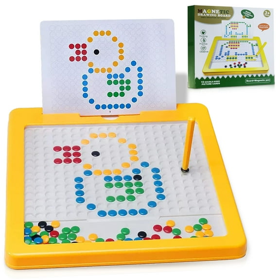 Banafly Magnetic Drawing Board for Kids - Large Drawing Pad for Kids Magnetic Dot Art, Educational Toy Doodle Board for 3-10 Year Old Boys Girls