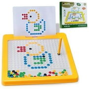 Banafly Magnetic Drawing Board for Kids - Large Drawing Pad for Kids Magnetic Dot Art, Educational Toy Doodle Board for 3-10 Year Old Boys Girls