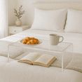 thumbnail image 4 of Lavish Home Clear Acrylic Side Table for Lap Desk, Coffee, or End Table, 4 of 11