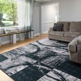 thumbnail image 4 of Cydiria Charcoal Gray Modern Rug Non Slip Geometric Rug for Living Room, 8' x 10', 4 of 8